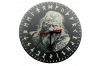 Björn der Wikinger - Wanduhr aus Schiefer 