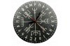 Runische Wanduhr aus Naturschiefer – Digitales, Lautloses Uhrwerk | Exklusives Design 